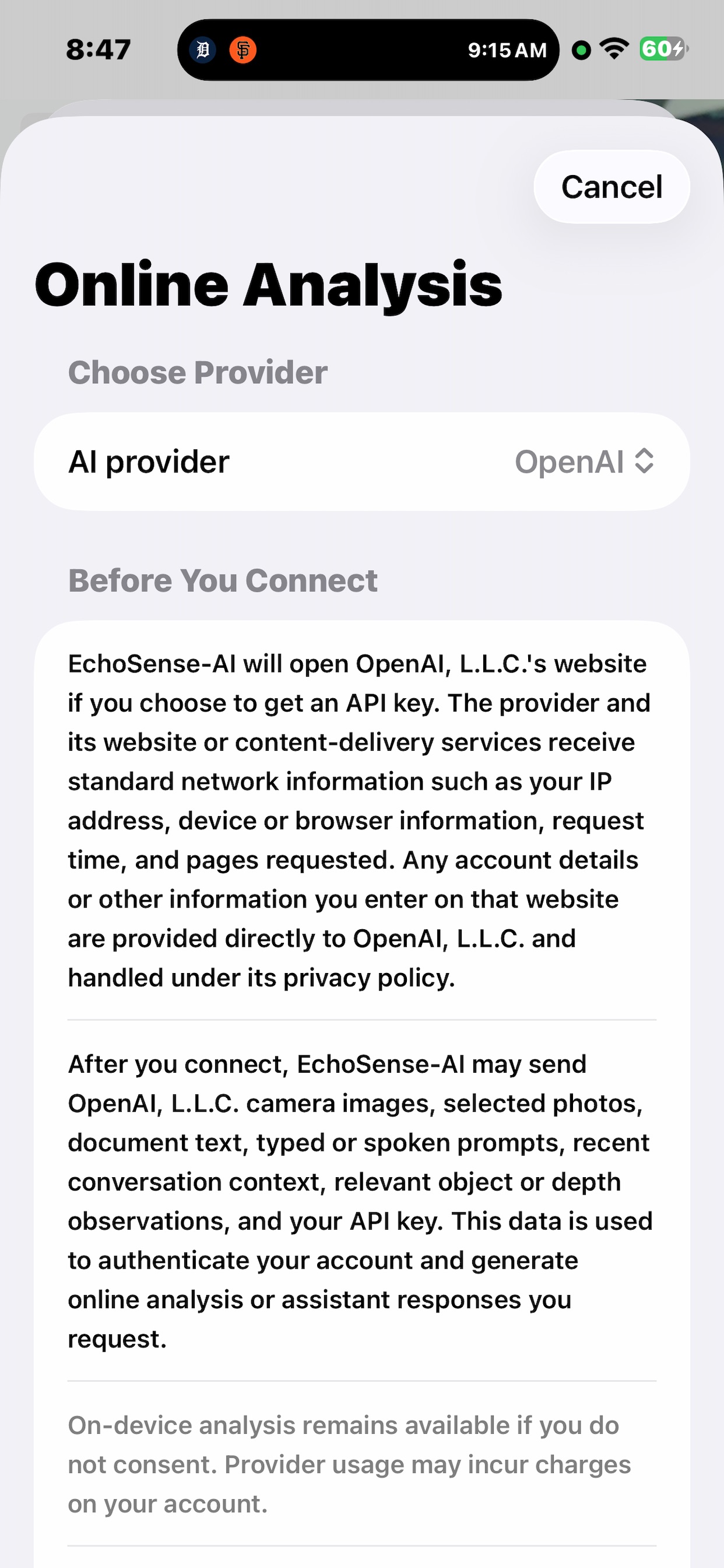 Screenshot 2 of EchoSense-AI