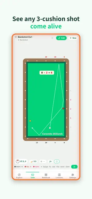 Caramba Billiards iPhone screenshot 1