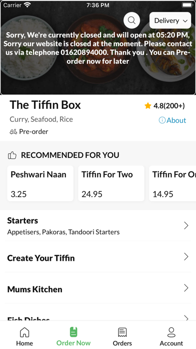 The Tiffin Box North Berwick Screenshot