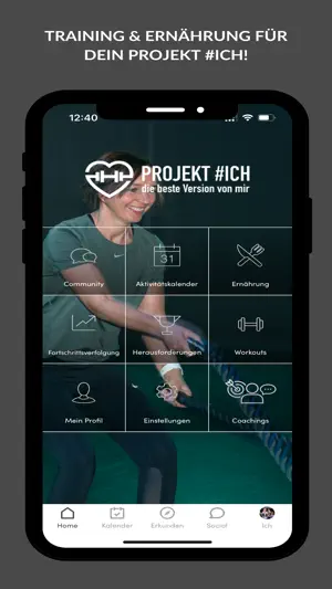 PROJEKT ICH - Fitness screenshot 1