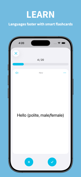 Soki - Language Flashcards Screenshot 1 of 5