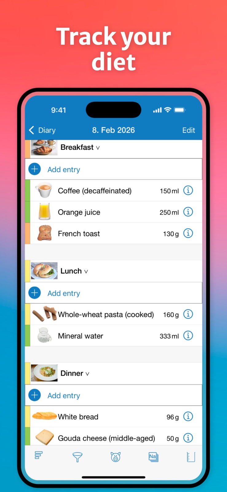 Food Intolerances iphone screenshot 11
