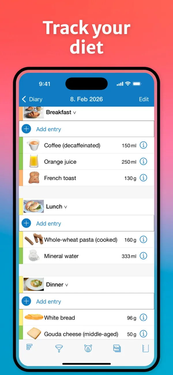 Screenshot #3 pour Food Intolerances