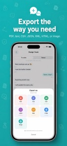 Plus Messenger Chat Export App screenshot