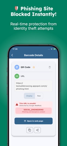 Safe QR Scan-Secure QR Scanner screenshot