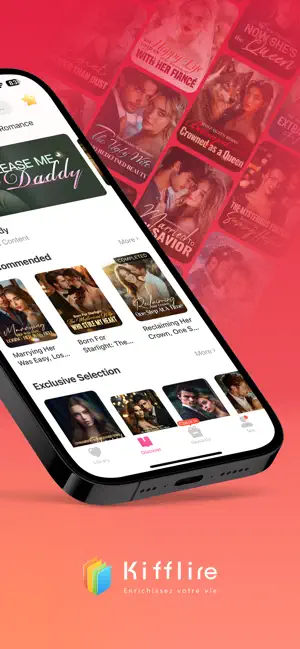 Kifflire: Livres Audio & Roman iPhone screenshot 3