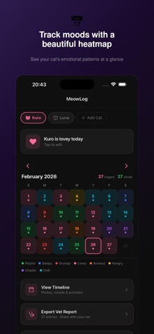 MeowLog screenshot