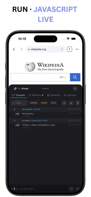 DevSnoop - Developer Browser iPhone screenshot 5