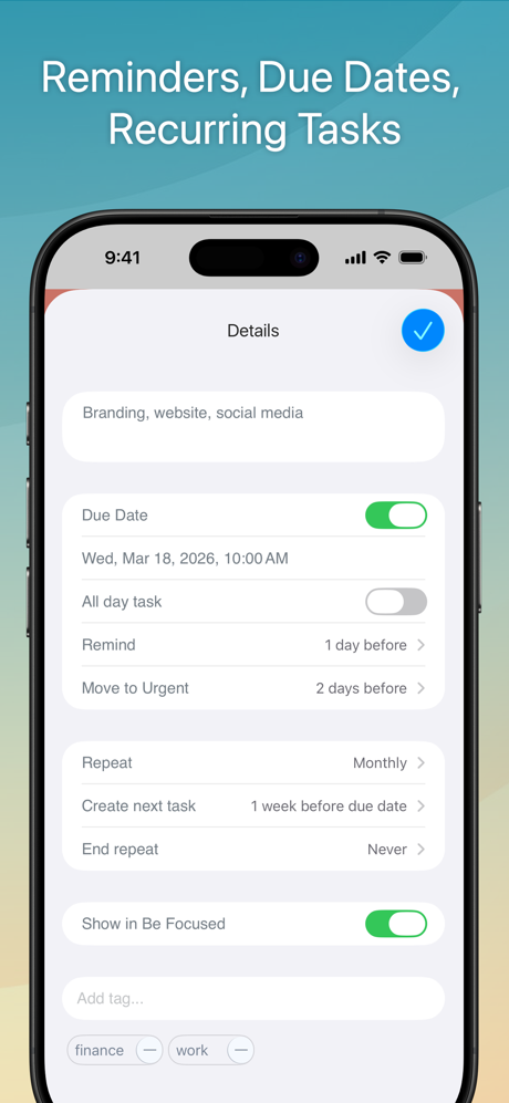 Focus Matrix – Task Manager screenshot 3