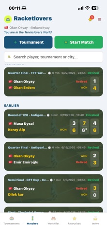 Racketlovers screenshot