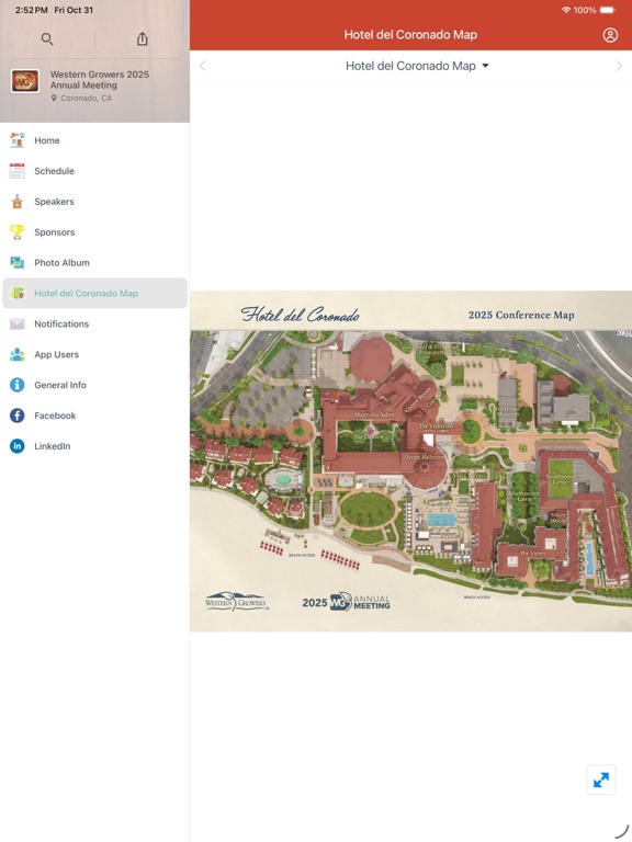 Western Growers Annual Meeting iPad screenshot 3 - Business app