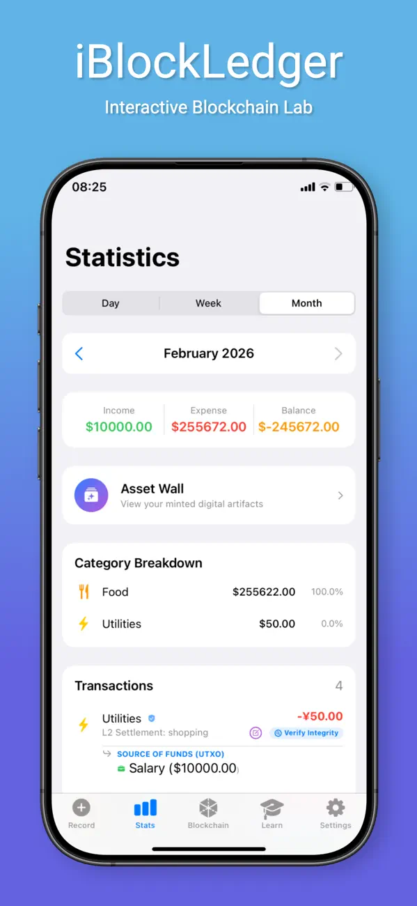 #2. iBlockLedger (iOS) Ved: Naihe Hu