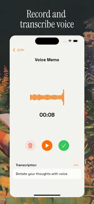 Jottr: Thought timeline screenshot 4