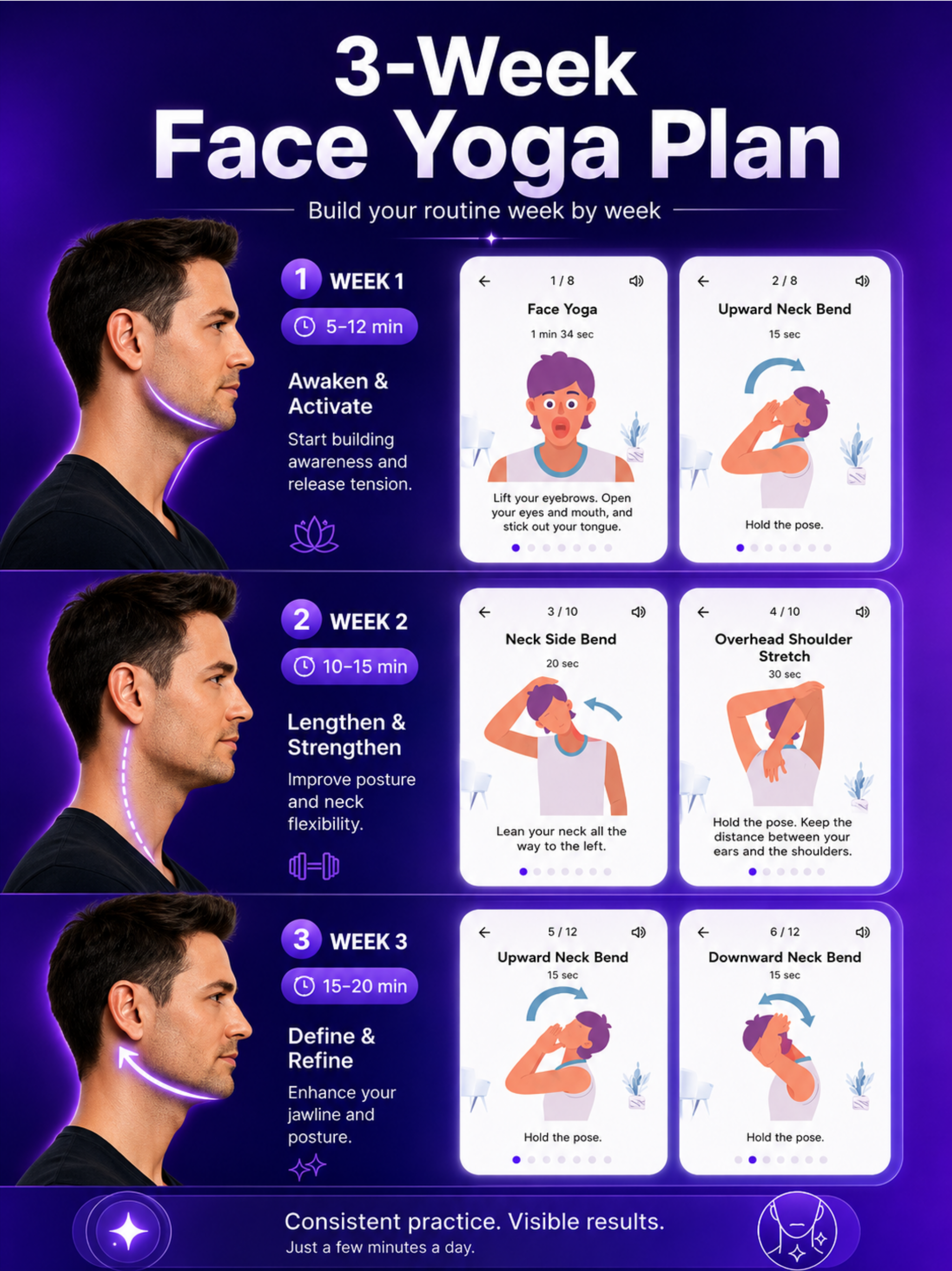 Facial Yoga: Jawline Exercises screenshot 9