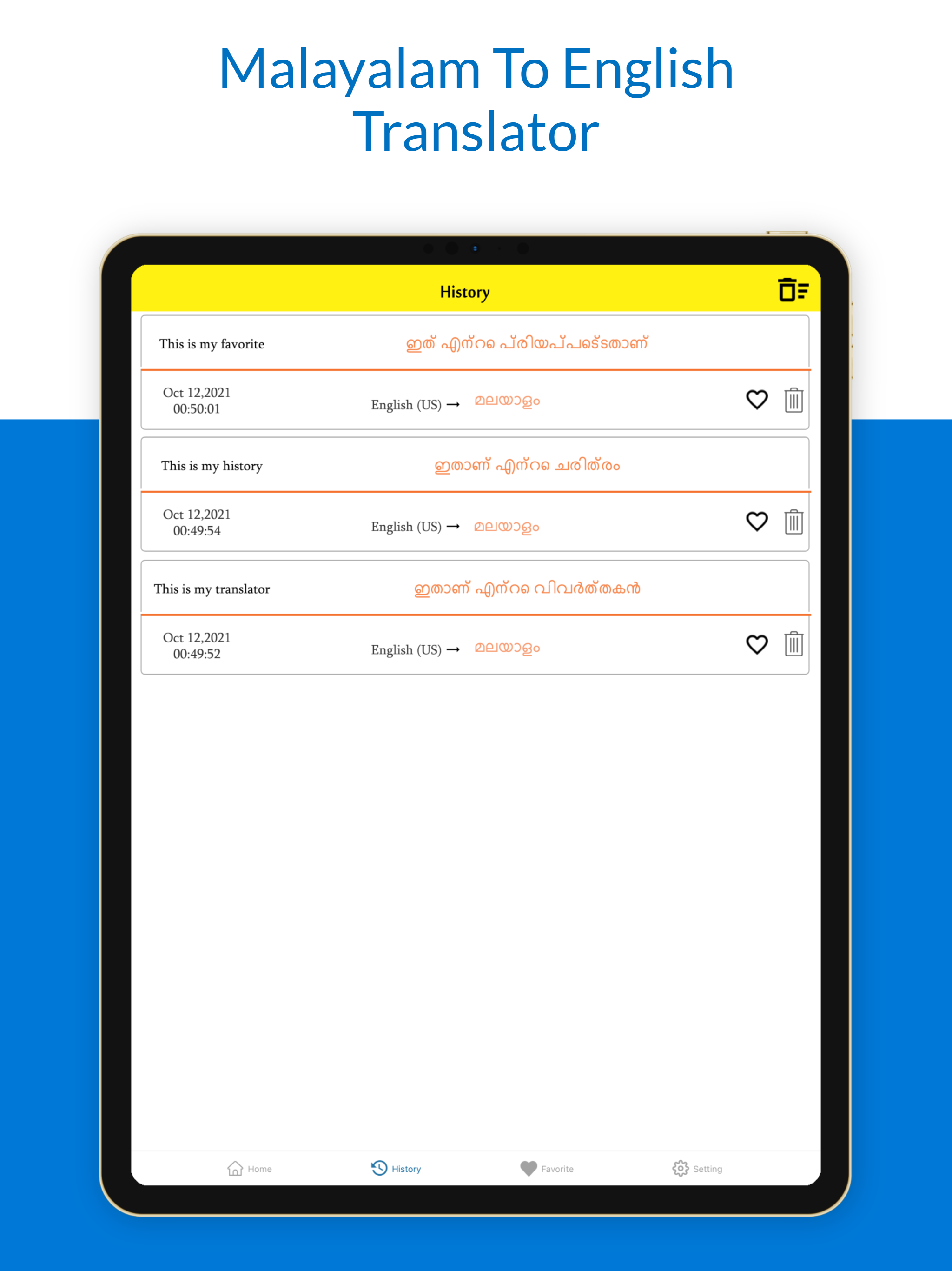 Malayalam To Eng. Translator screenshot 10