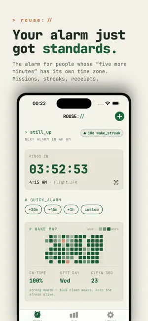 AI Mission Alarm Clock : ROUSE screenshot 1