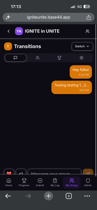 igniteUNITE Screenshot 2 of 3