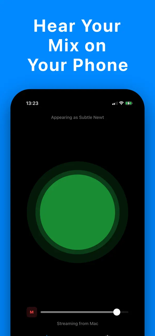 Screenshot #1 pour Mix Stream — Audio to Phone