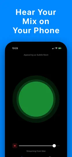 Capture d'écran de Mix Stream — Audio To Phone sur iPhone 1