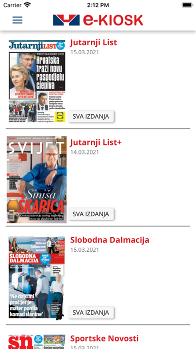 Hanzamedia e-kiosk Screenshot