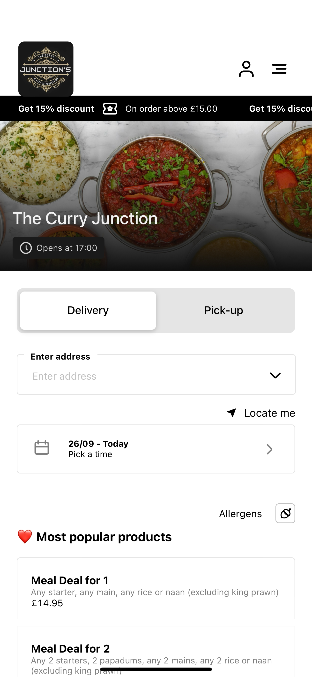The Curry Junction UK screenshot 3