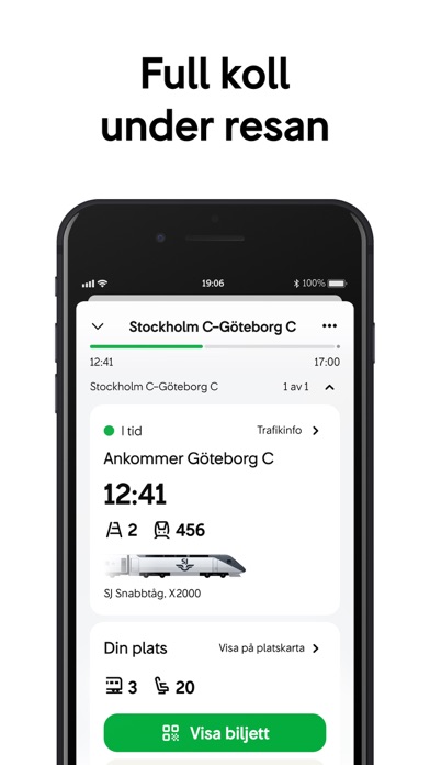 Screenshot #3 pour SJ - Biljetter och trafikinfo