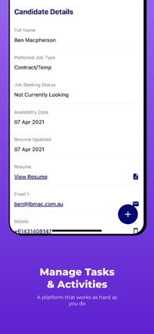 Recruit Wizard iPhone screenshot