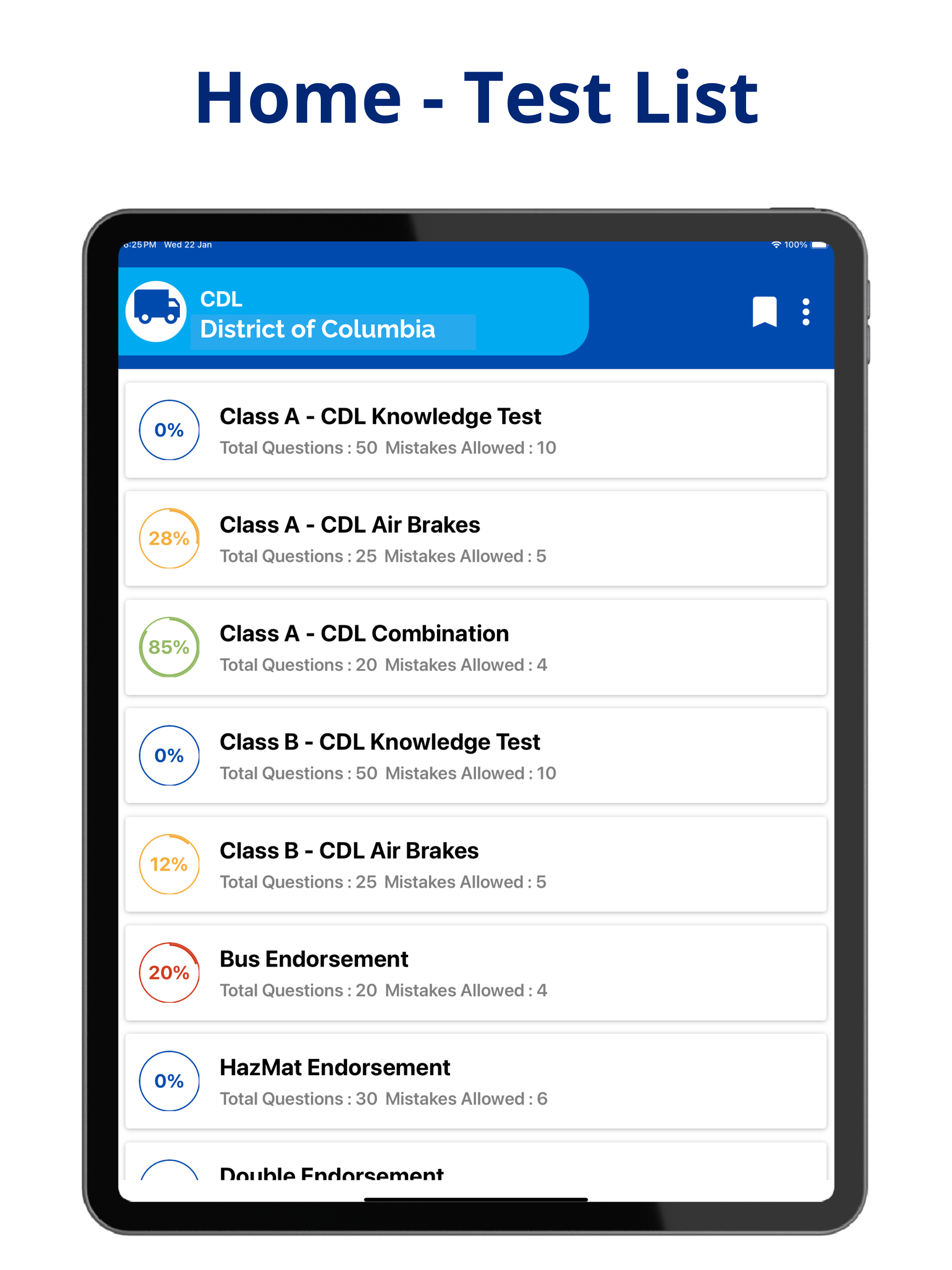 DC CDL Prep Test