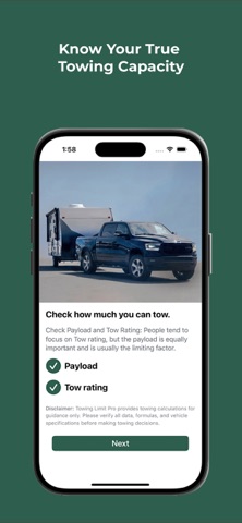 Towing Limit Pro screenshot