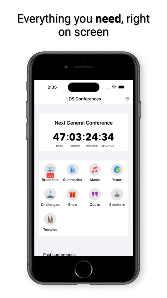 #1. LDS Conferences (iOS) 由: Zhi Yao Tan