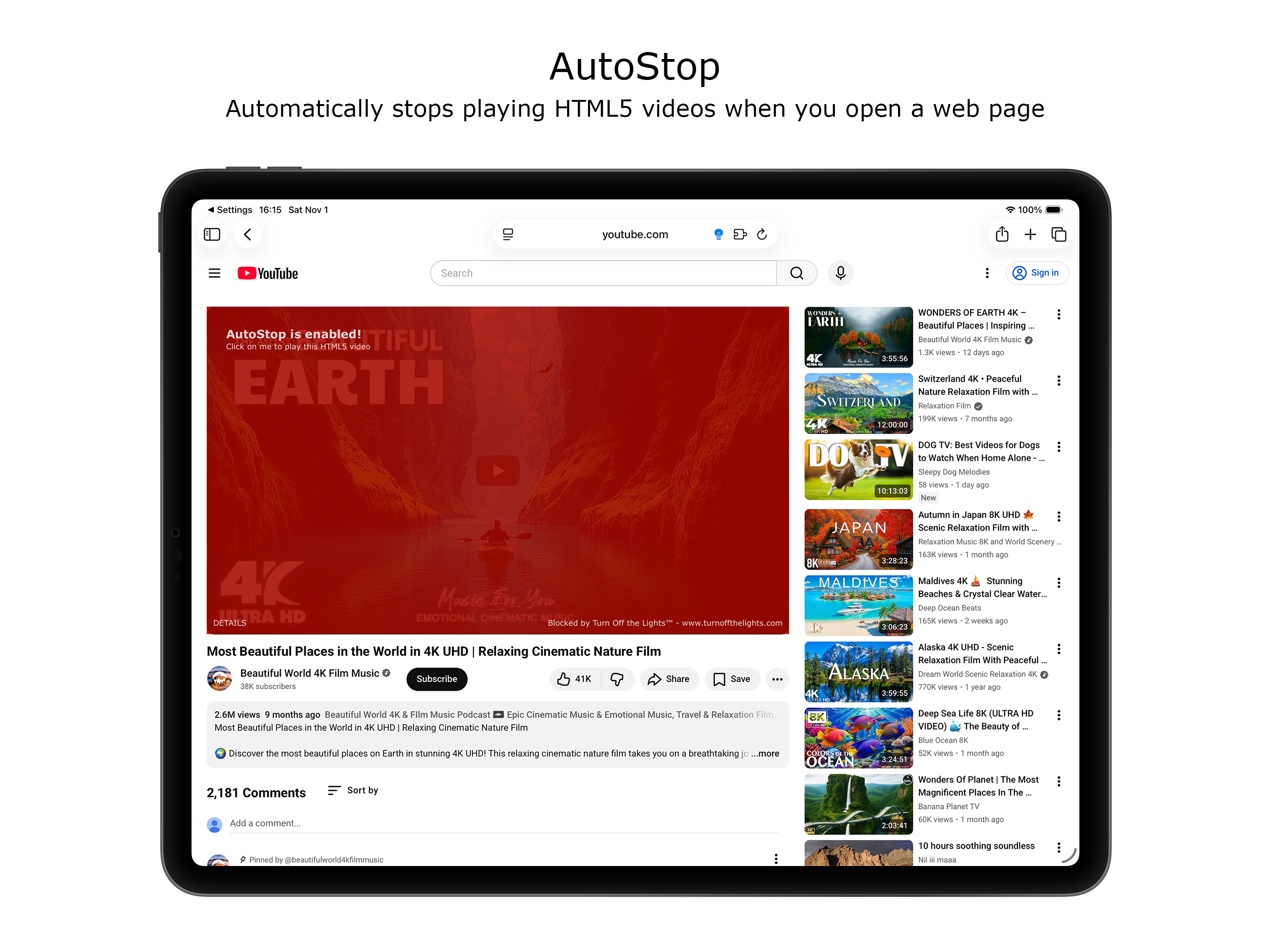 Turn Off the Lights for Safari screenshot 16