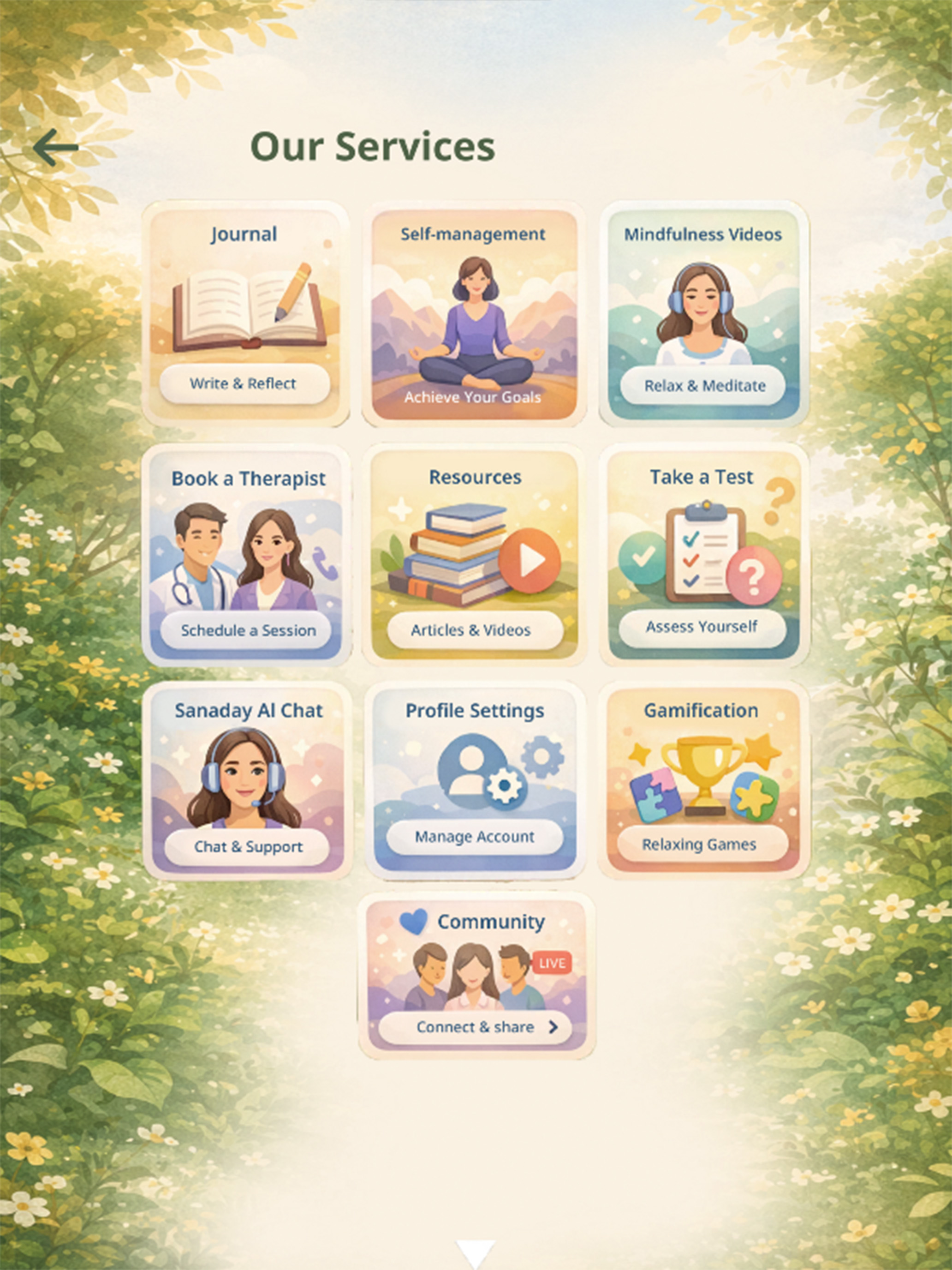 Sanaday: Mental Wellness screenshot 10