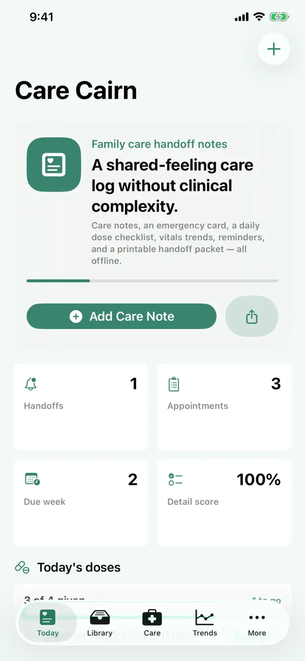 Screenshot #1 pour Care Cairn