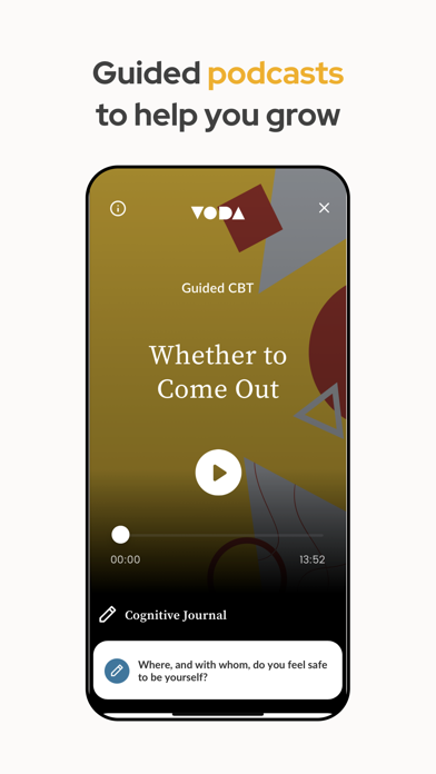 Voda: LGBTQIA+ Mental Wellness Screenshot