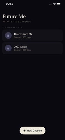 Future Me — Time Capsule Screenshot 1 of 6