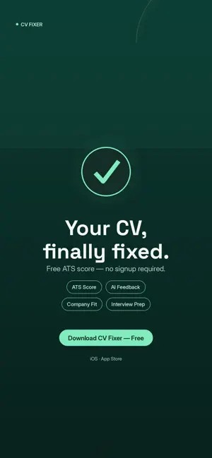 CV Fixer: ATS Resume Checker screenshot 3