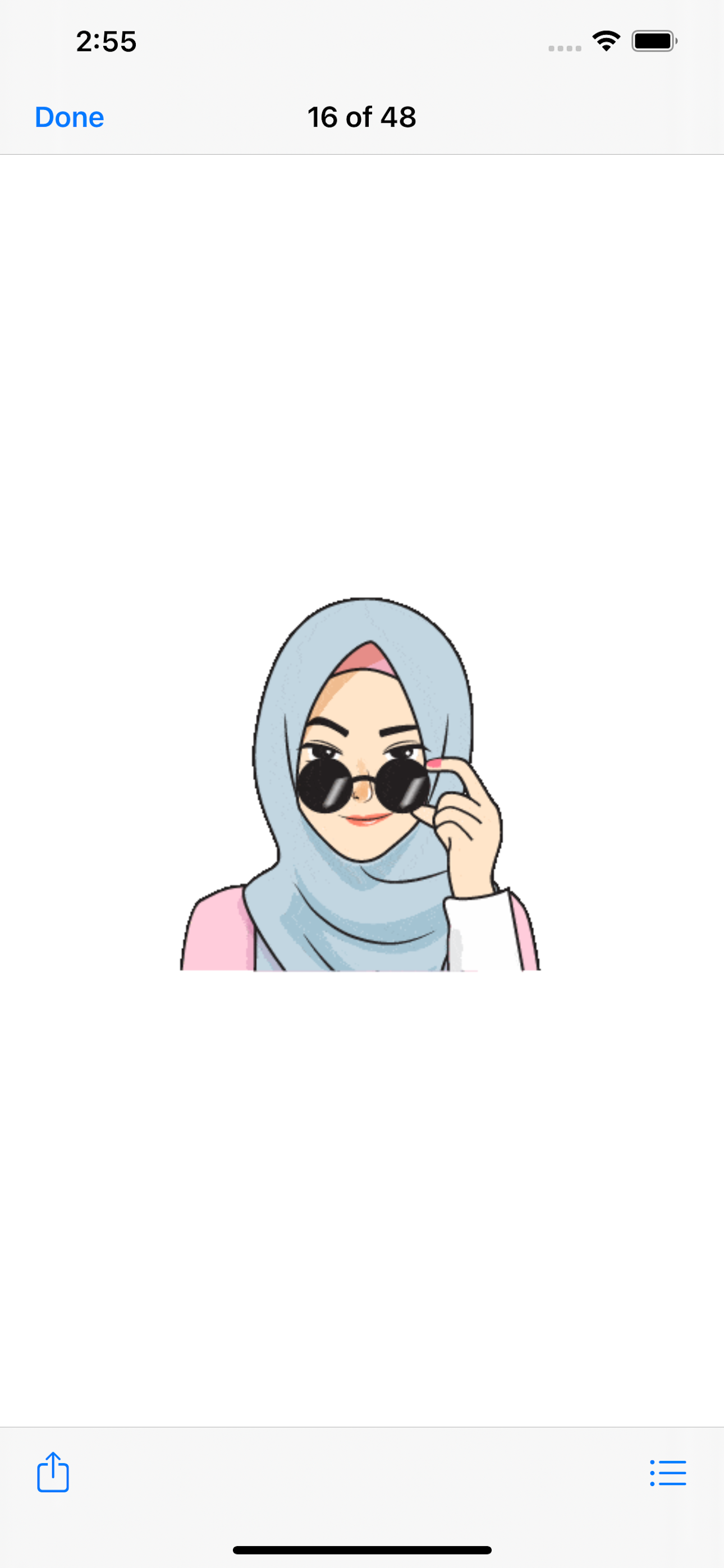 Hijab Girl Cute Stickers