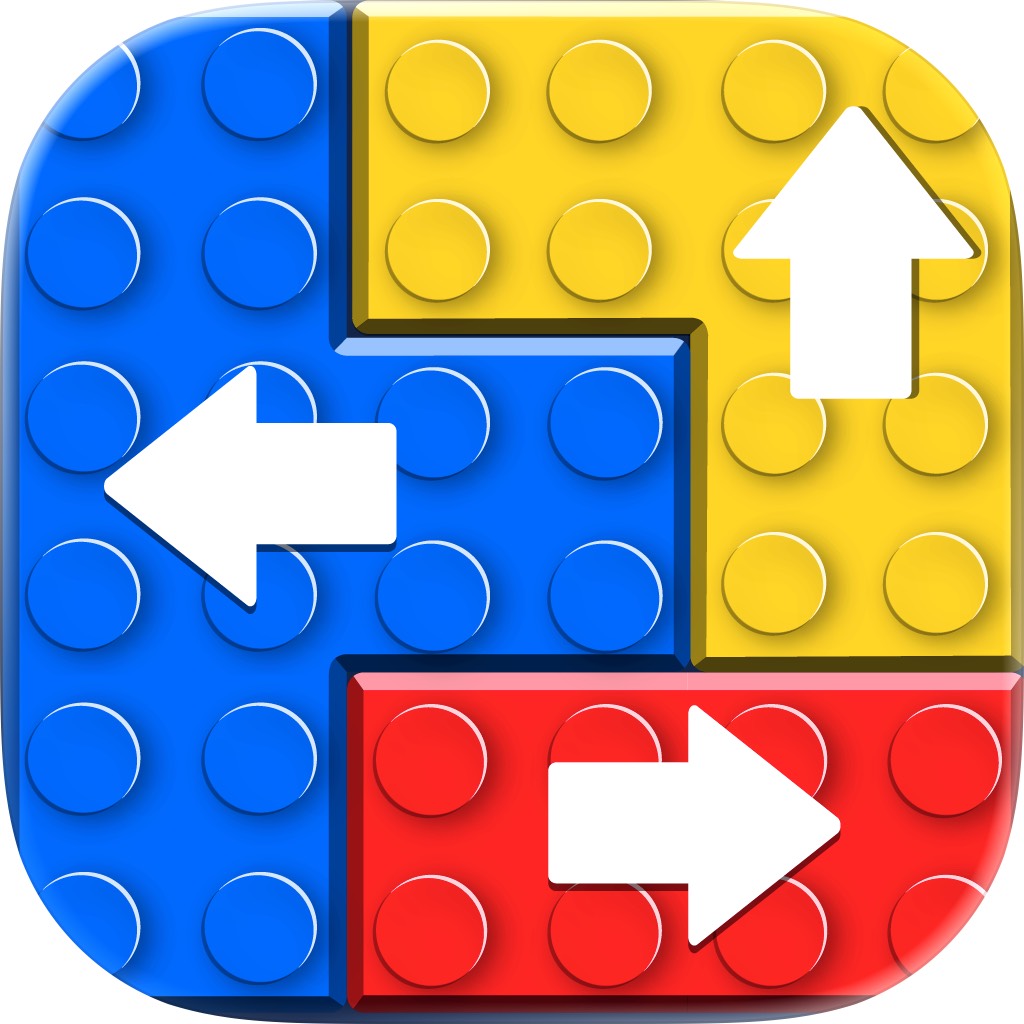 Apple App Store cover for Brick Jam: color block