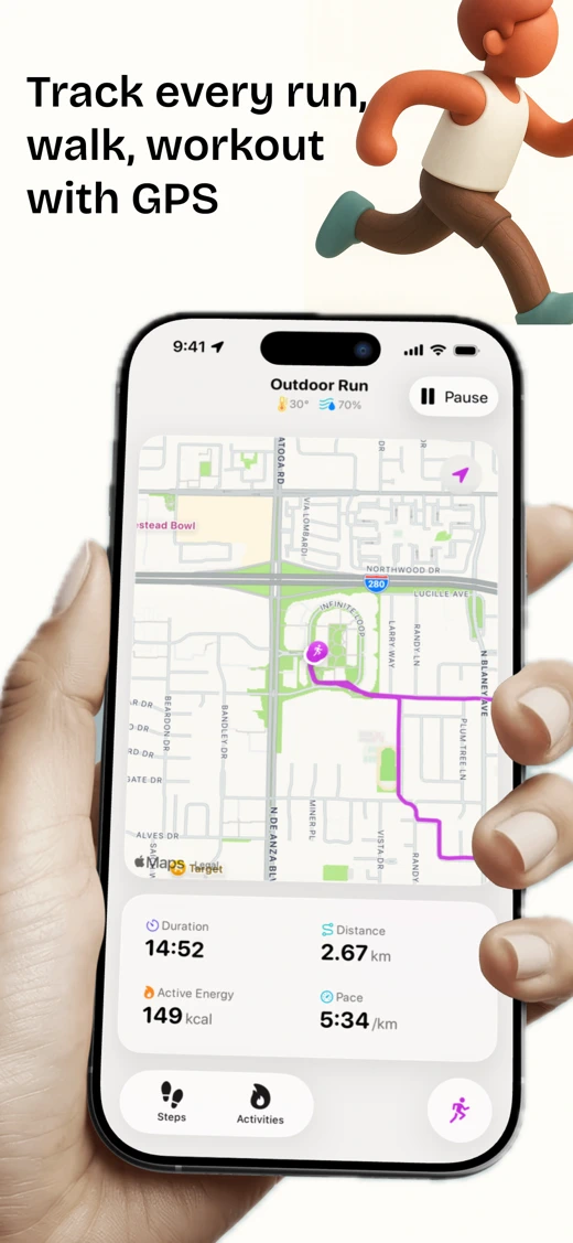 Steps: Workout & Pedometer screenshot 2