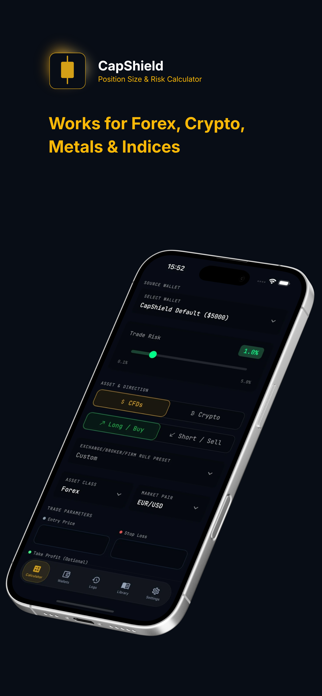 CapShield - Position Size Calc Screenshot 2 of 6