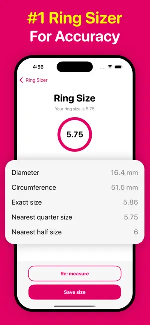 Ring Sizer & Measure: RingTry screenshot 2