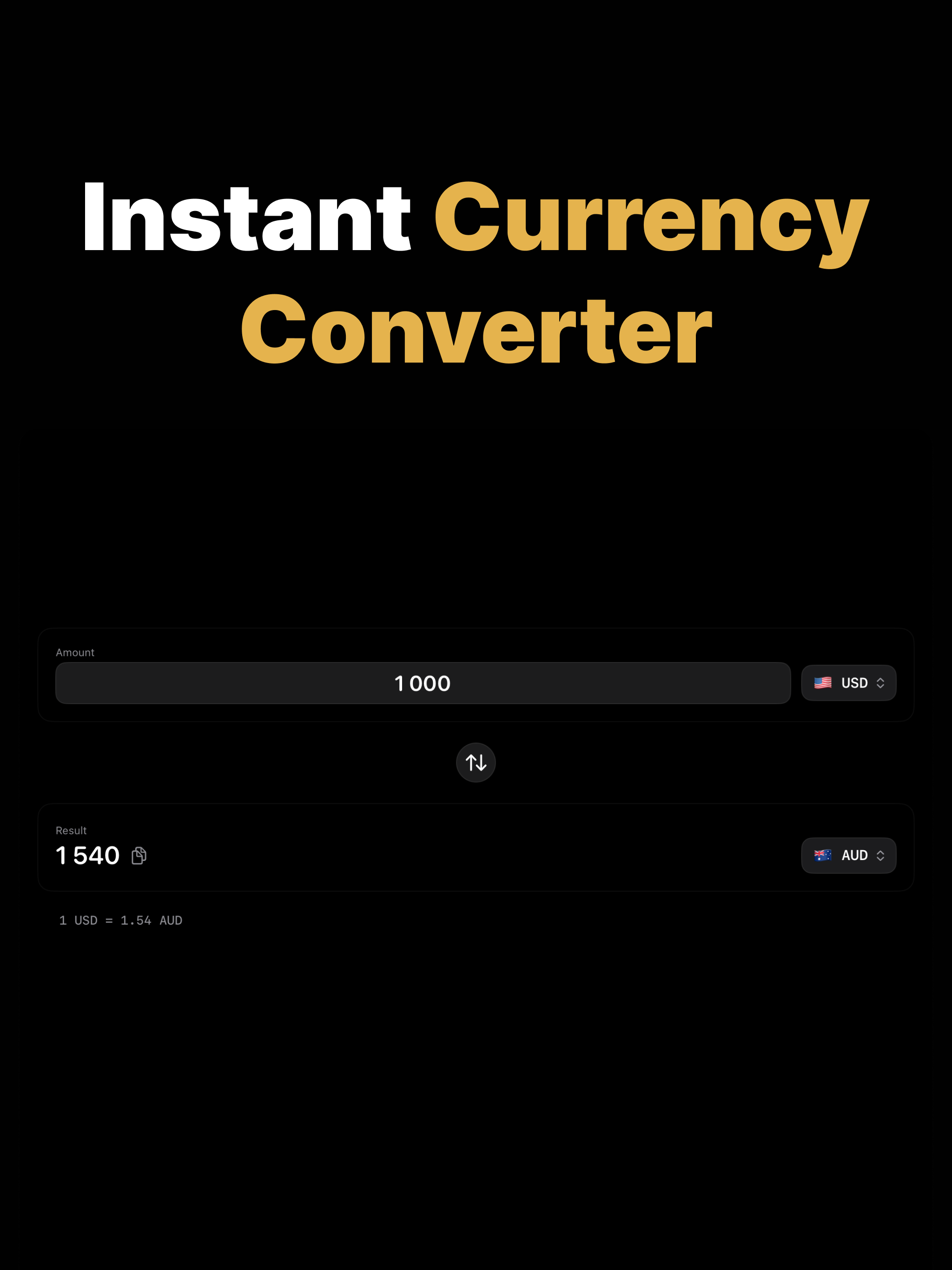 Currency Converter — Curex