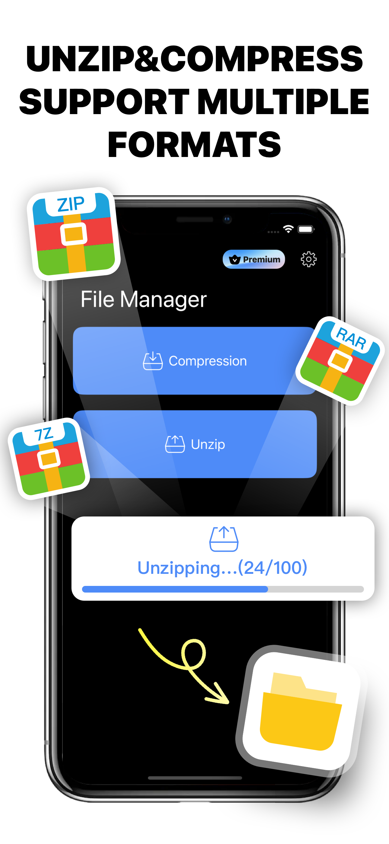 RAR Zip: Unzip File Manager