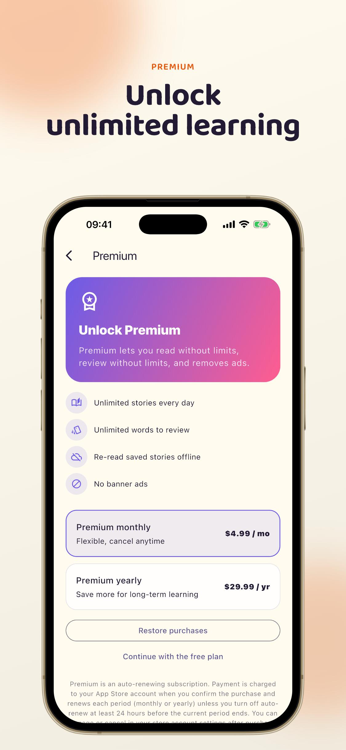 LinguaStory: Learn via Stories screenshot 3