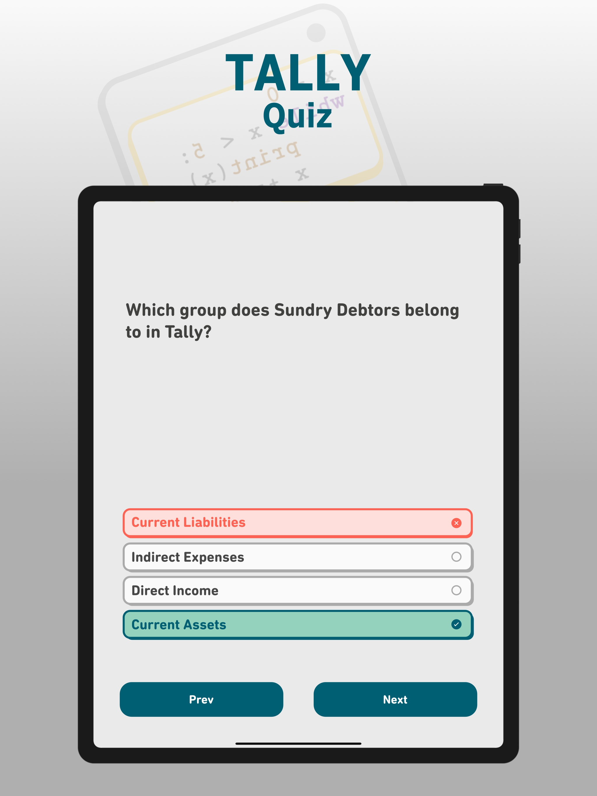 Accounting Quiz (Tally, SAP) screenshot 14