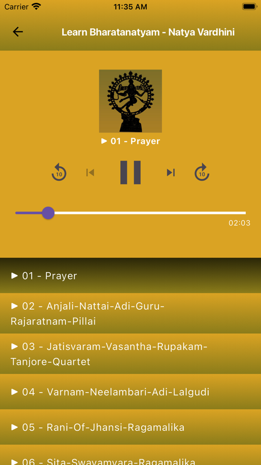 #4. Learn Bharatanatyam - Volume 1 (iOS) 由: VarNaA Studio