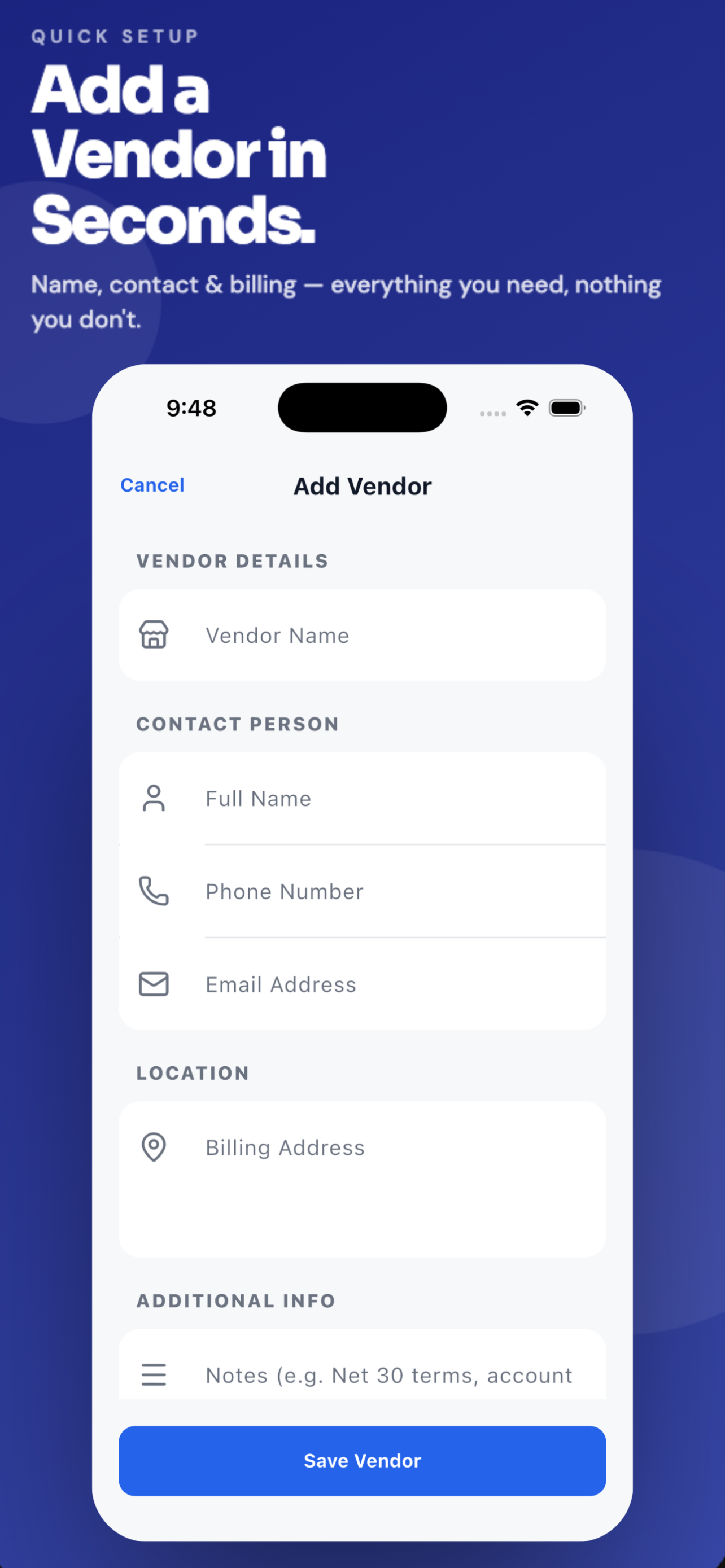 Bill Tracker- PayTrack Vendor screenshot 7