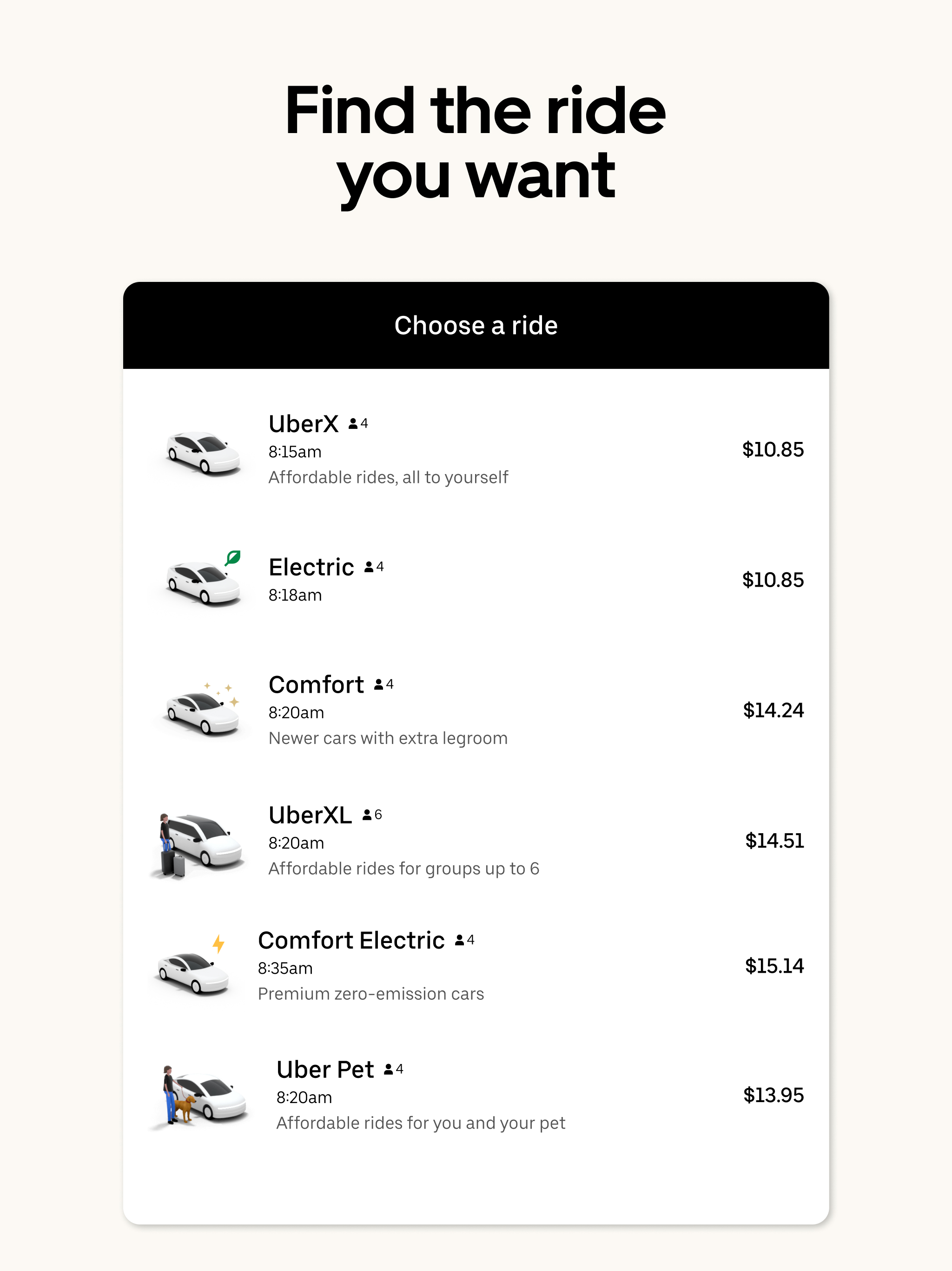 Uber - Request a ride screenshot 11