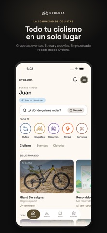 Cyclora: Bike + Routes iPhone screenshot