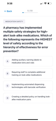 Pharmacy Tech Exam Prep Screenshot 2 of 10